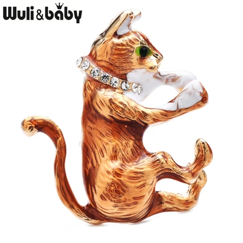 Броши кошки Wuli&baby