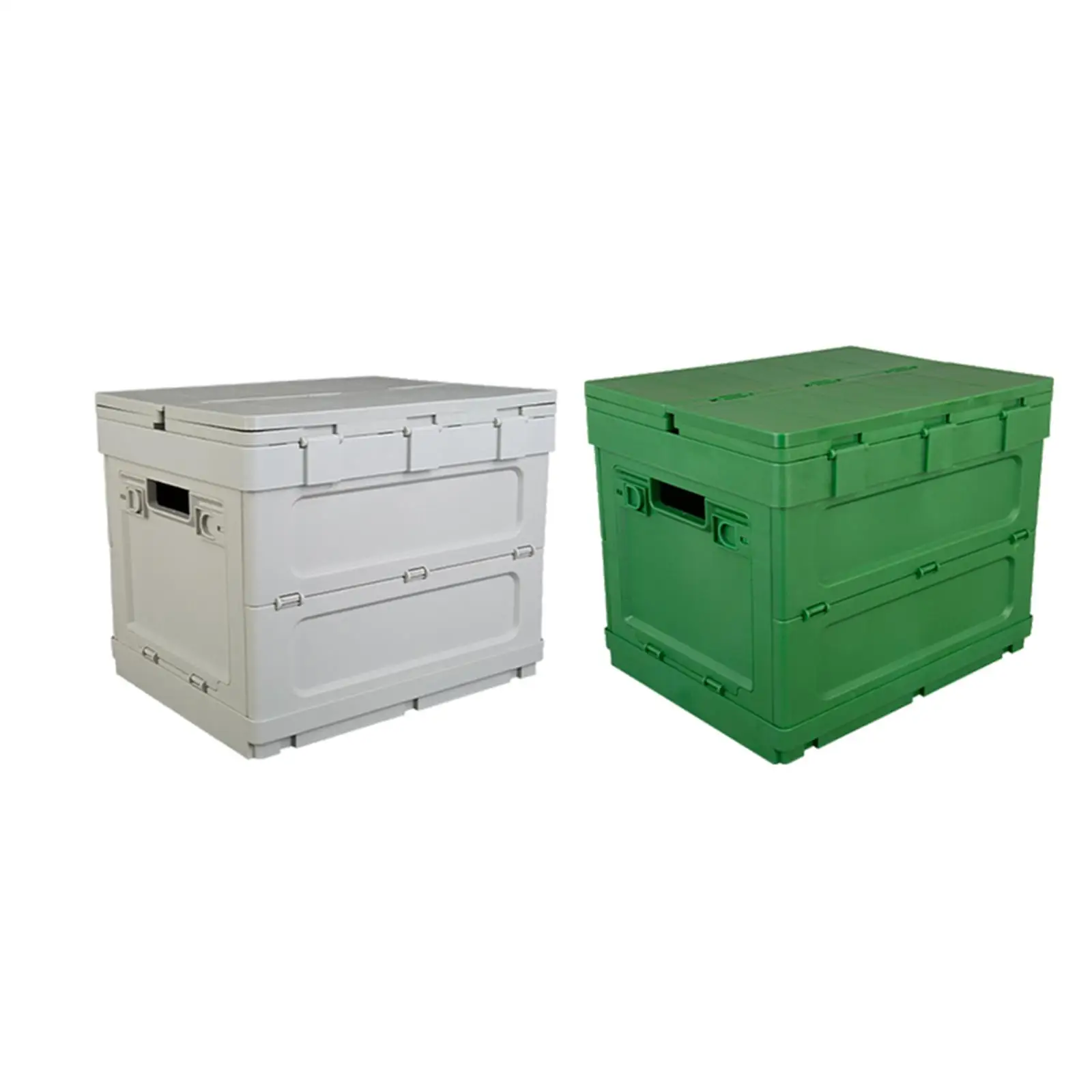 

Large Capacity Folding Storage Box Table Picnic Basket Case Bins Foldable Container for Camping Car Travel Fishing Kitchen