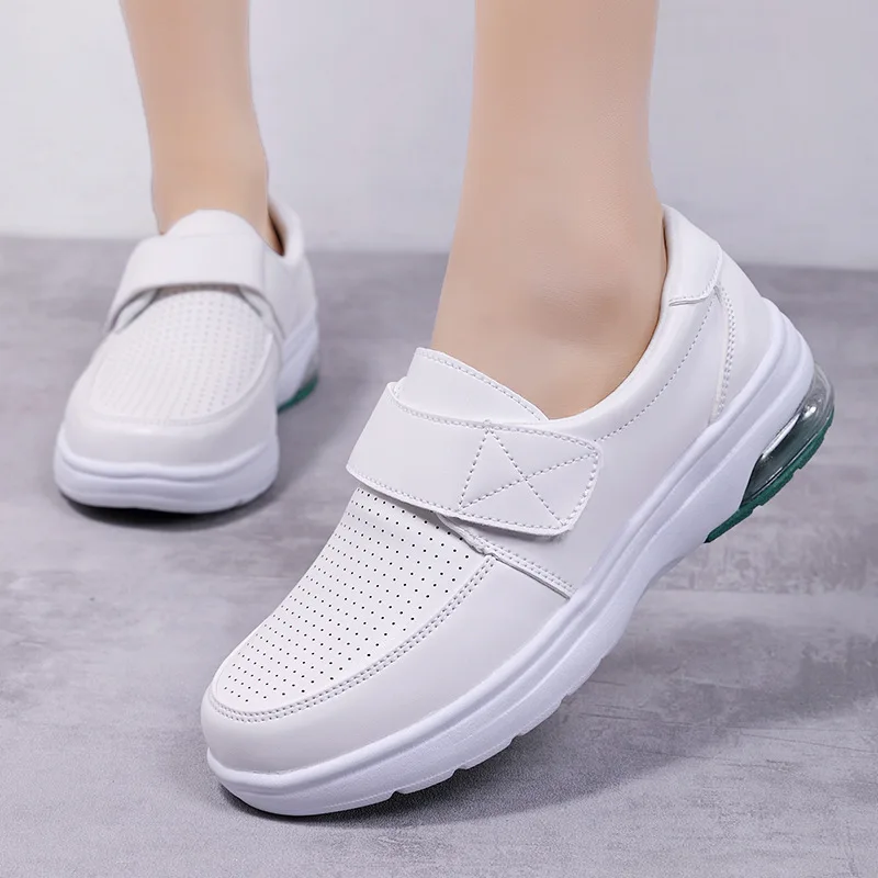 

Nurse Shoes for Women Clogs Shoes Nursing Summer White Shoe Soft Sole Work Flat Walking Non Slip Hospital Nurse Shoes Flats