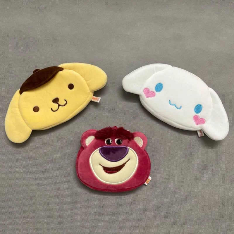 

2022 New Sanrio Super Soft Plush Creative Coin Purse Card Holder Cartoon Anime Doll Children's New Year's Day Gift