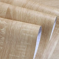 pvc wood grain wallpaper stickers wardrobe cabinet table furniture renovation self adhesive waterproof wall papers home decor