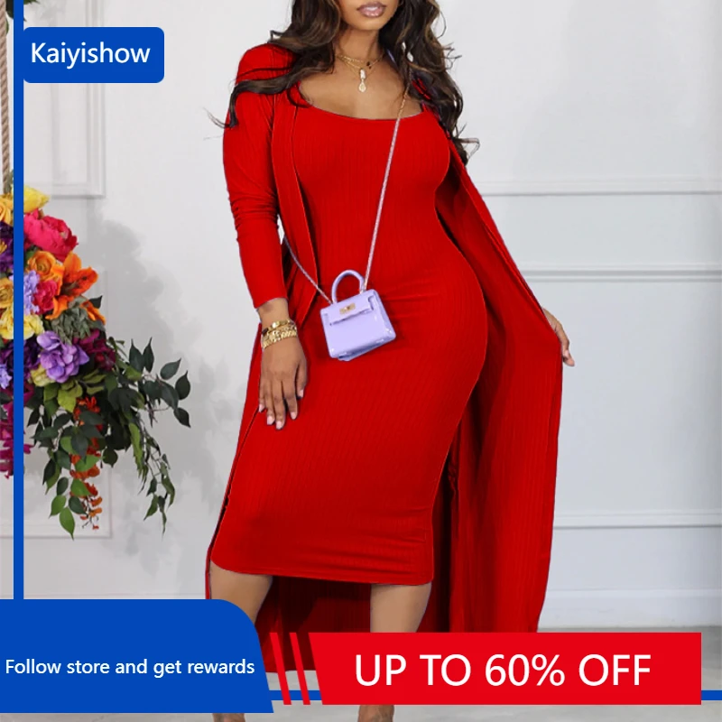 

African Dresses For Women Spring Autumn Africa Clothing Long Sleeve Dress Sexy O-Neck Perspective Slim Dress Office Lady Party