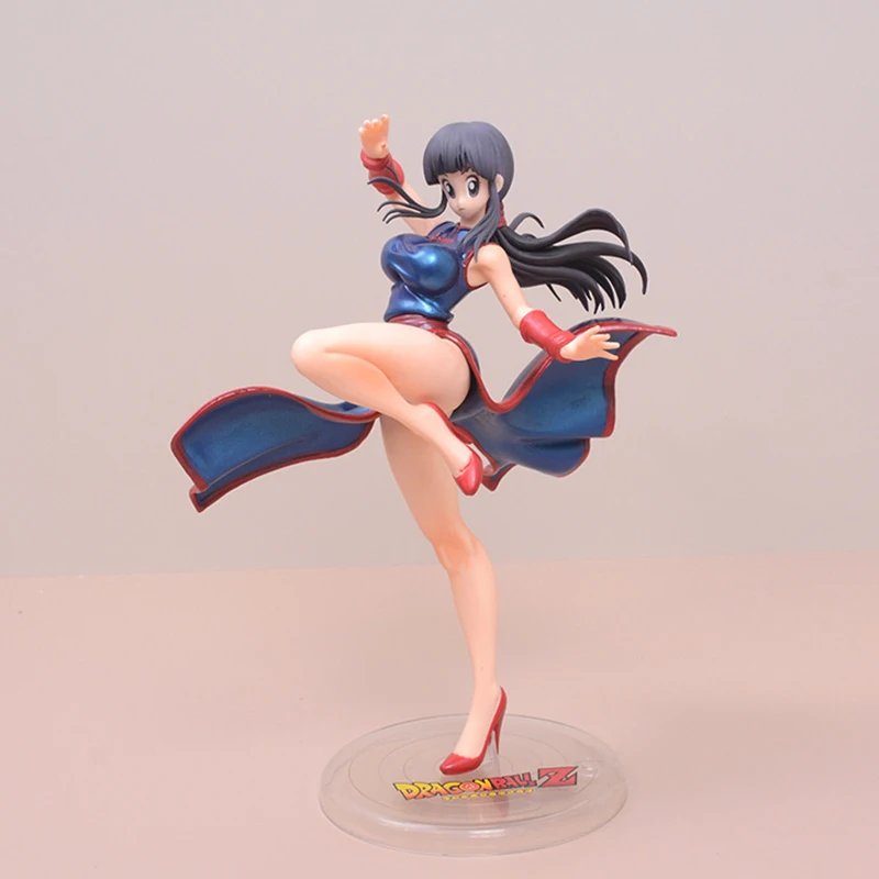 

20 см Драконий жемчуг Z GK Chichi китайское платье Ver. Фигурка аниме статуя сексуальный Чонсам девушка Figma модель Коллекционные Фигурки игрушки