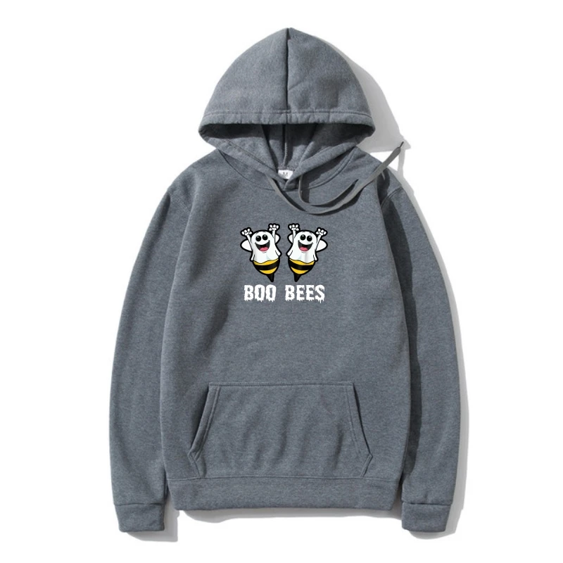 

Boo Bees Couples Halloween Costume Outerwear Retro Hoody