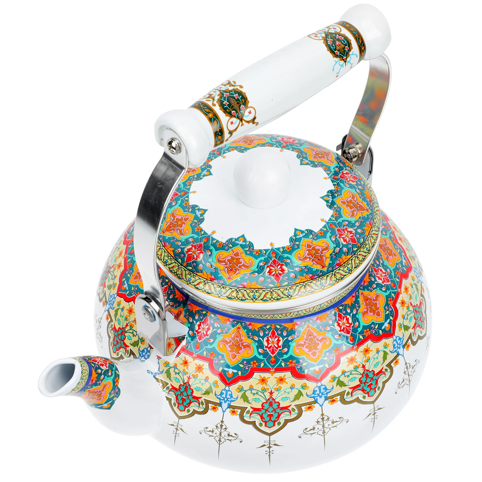 

Thickened Heating Pot Enamel Teapot Tea Kettle Heating Kettle for Office Home Store Shop