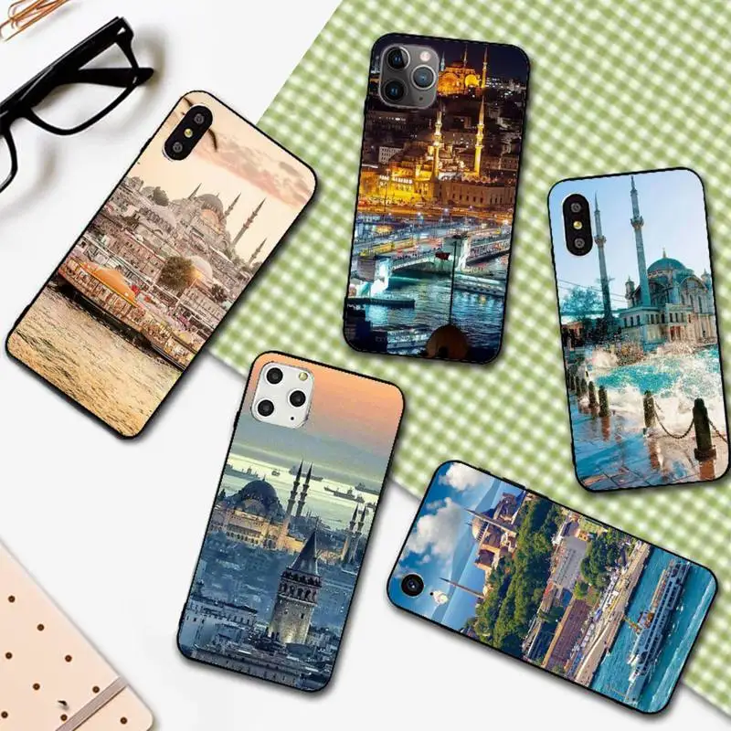 Чехол для телефона с турецким принтом стеклянный чехол Iphone 11 12 13 Pro Max 5s 6s 7 8 Plus X Xr Xs