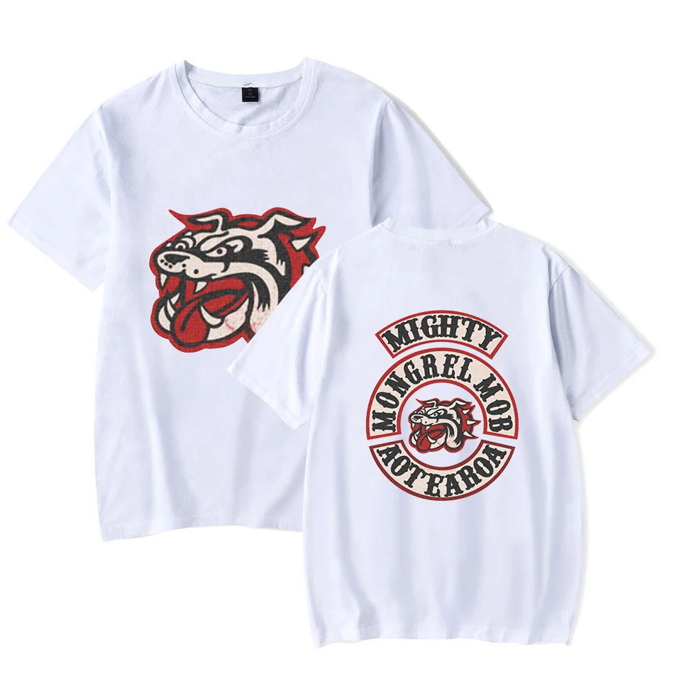 

2022 Mongrel Mob модные летние футболки с принтом для женщин/мужчин с коротким рукавом Повседневная Уличная одежда футболки горячая Распродажа мо...