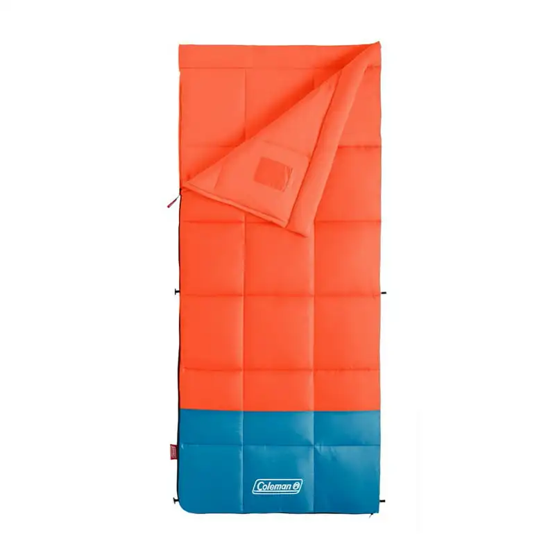 

40 Degree F Rectangle Sleeping Bag, Tiger Lily