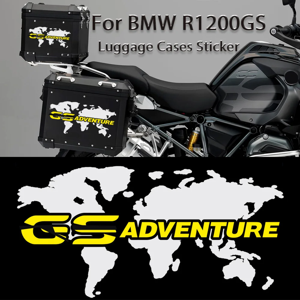 Фото Наклейка на чехлы для багажа BMW R1200gs F850gs F800gs R1250gs F750gs R 1200 1100 1250 850 650 750 GS GSA Adventure HP Rallye Багажник №1