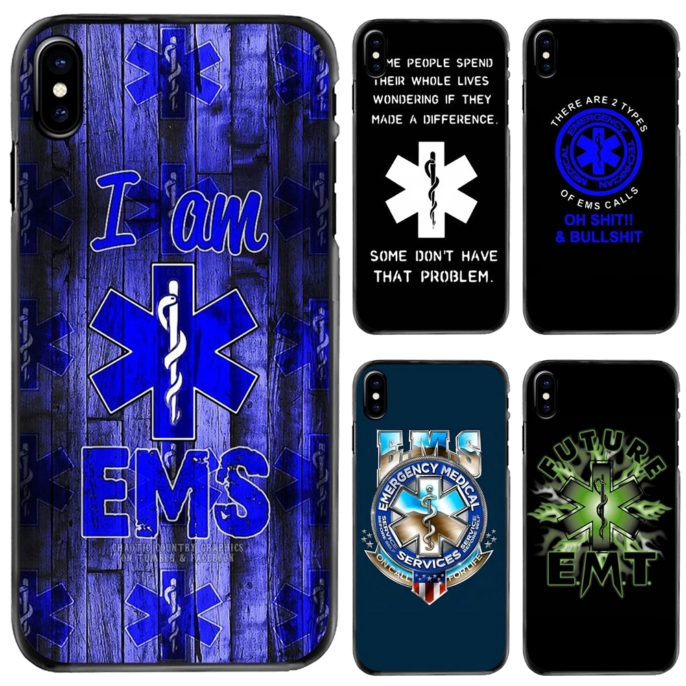 

Hard Phone Cover Case EMT EMS Medical Rescue Art Logo For Apple iPhone 11 12 13 14 Pro MAX Mini 5 5S SE 6 6S 7 8 Plus 10 X XR XS