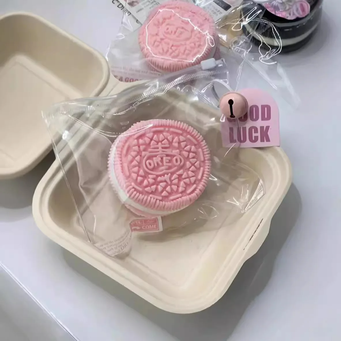 Силиконовая игрушка ручной работы для снятия стресса Big Oreos мягкая Mochi Taba новая