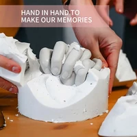 50g hands casting kit diy plaster statue molding hand holding craft for couples adult child wedding friends anniversary