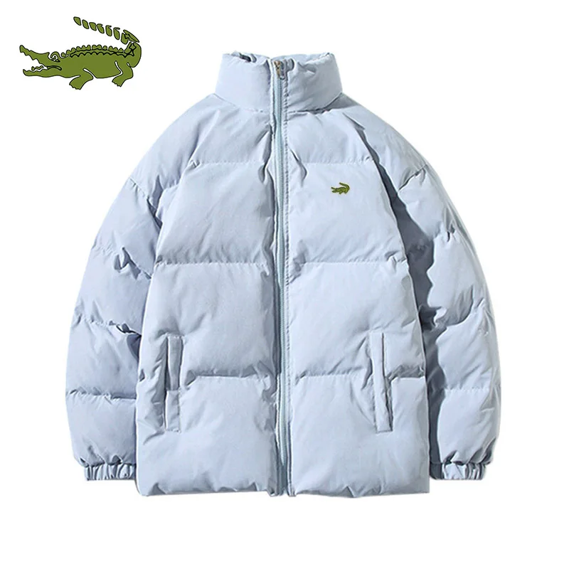 Men and Women in Autumn and Winter High-quality Cotton Jacket Windproof Thickening Warm Printed Zipper Cotton Jacket