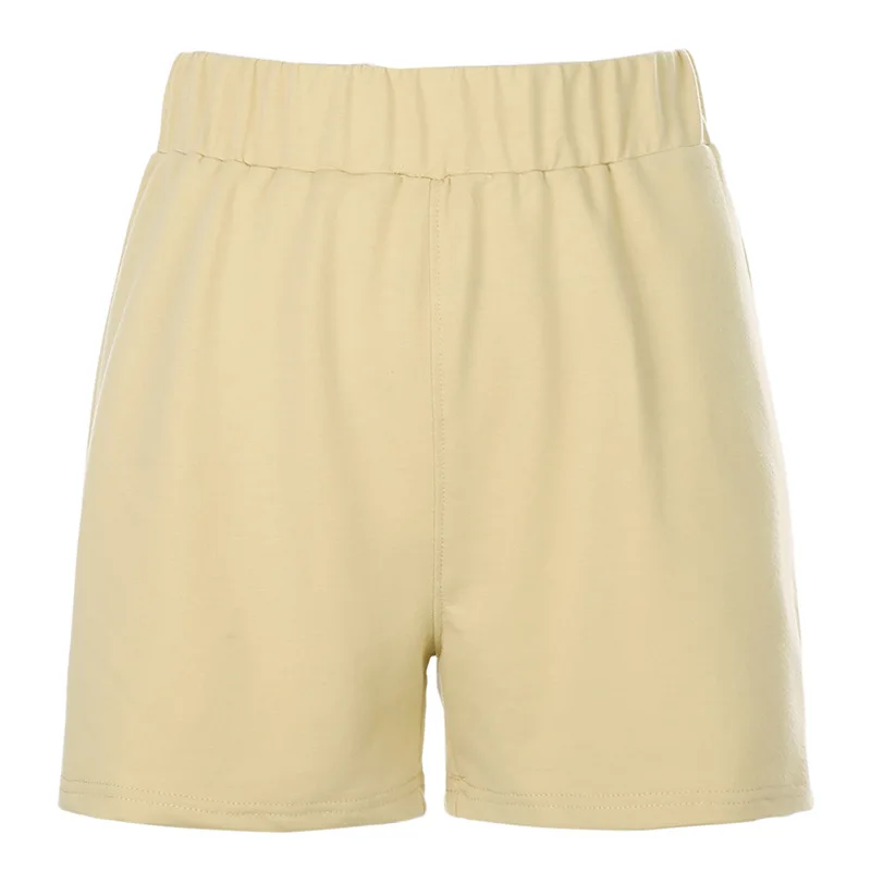 Two Pieces Suits Women Solid Colors Loose Streetwear 2 Piece Outfit Sets Causal Tracksuits Sweatshirt + Sporting Shorts Suits