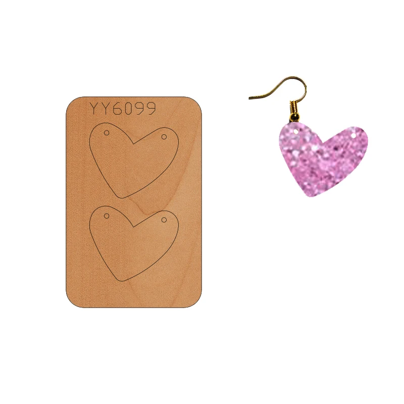 

Earring mold knife model YY6099 is suitable for all cutting machines on the market die cuts