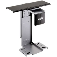 universal office furniture accessary host computer metal steel frame adjusted under table desk stand space saving cpu holder