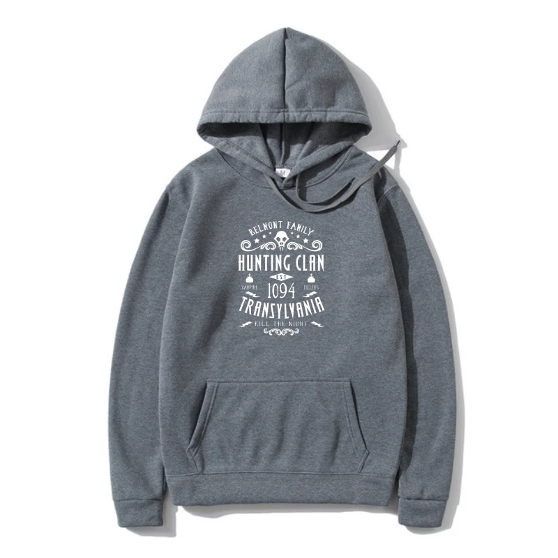 

Outerwear Sweatshir Hoody Summerransylvania 100% Cotton Men Supernatural Letter Prin Studen Hoodie Hun Clan Belmon Family Pul