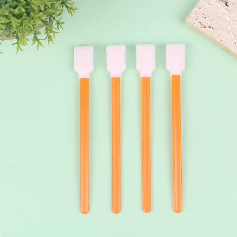 

50Pcs/Pack Dust-Free Swab Double-Layer Sponge Wiping Stick For Print Head Clean Swab Stick Sponge Foam Tipped Clean Swab Stick