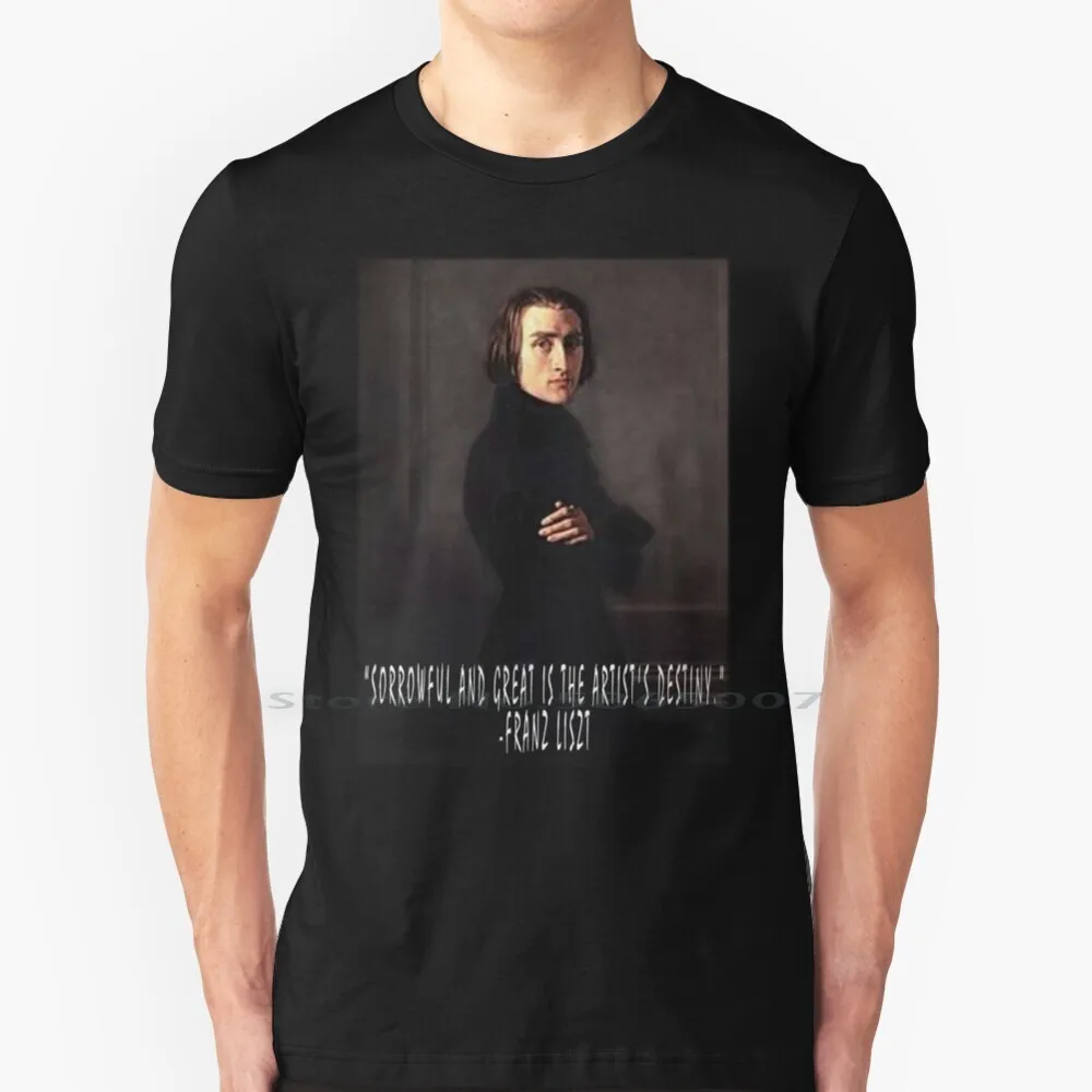 

Franz Liszt T Shirt Cotton 6XL Franz Liszt Composer Liszt Piano Cover Liszt Rousseau Rousseau Liszt Franz Liszt Life Franz