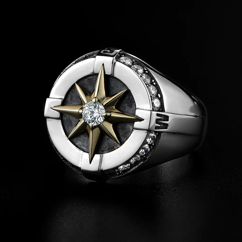 ARADOO Древняя египетская богиня мудрости восемь звезд циркониевое кольцо латунное