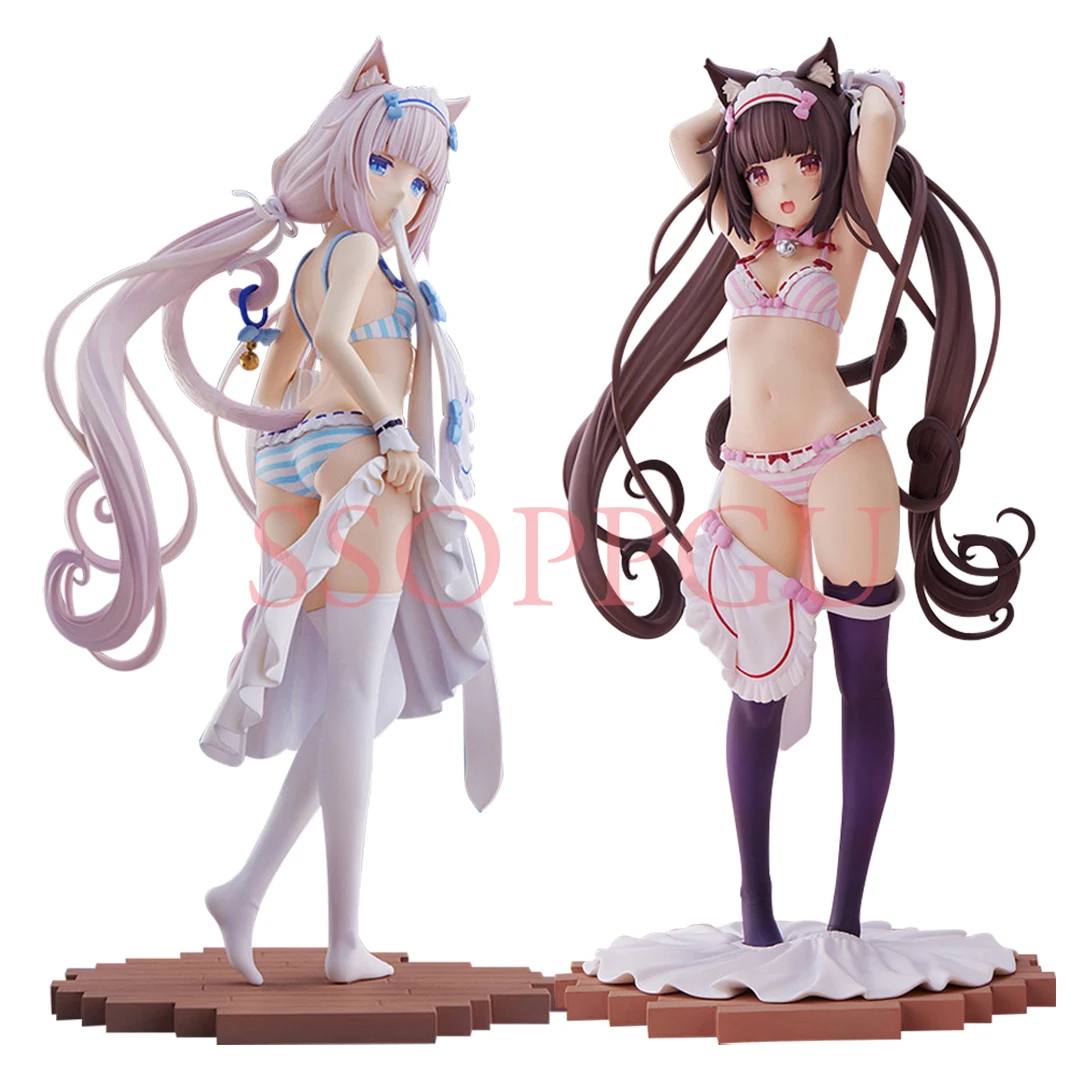 

Фигурка сливы некопара Chocola ваниль Kigae no Hitotoki 1/7 ПВХ экшн-фигурка игрушки Аниме Фигурка Коллекционная модель кукла подарки для детей