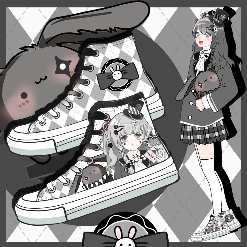 

Amy и Майкл оригинальный дизайн кавайные Девушки Студенты Ручная роспись холст обувь модные Аниме женщина Вулканизированная обувь Высокие Топы
