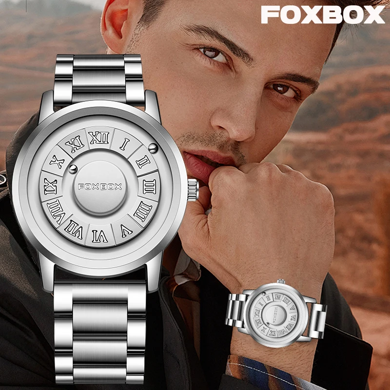 Часы наручные LIGE Мужские кварцевые брендовые Роскошные модные уникальные