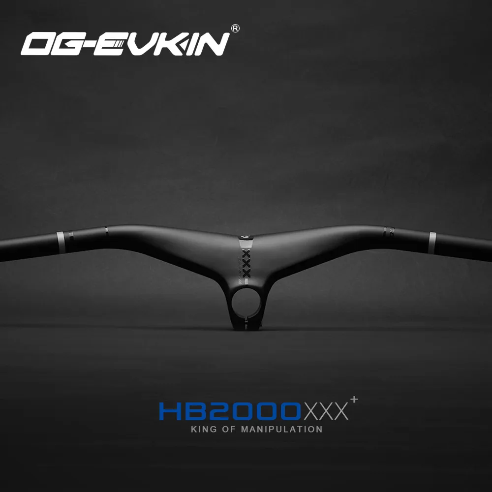 OG-EVKIN HB-2000 интегрированный MTB руль T1000 Carbon Rise 800 мм-7 градусов UD матовый велосипед XC