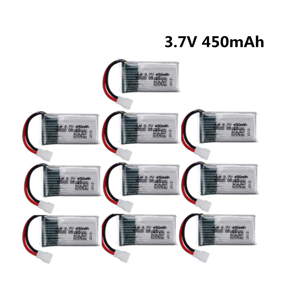 

Литий-полимерный аккумулятор 3,7 в 450 мАч для H107 H31 KY101 E33C E33 U816A V252 H6C X15 X5A-1 X15C X15W, запчасти для радиоуправляемых дронов, аккумулятор 802035 3,7 в