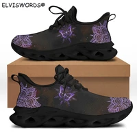 elviswords summerspring lightweight women flats shoes 3d dragonfly design sneakers comfortable lace up walking footwear mujer