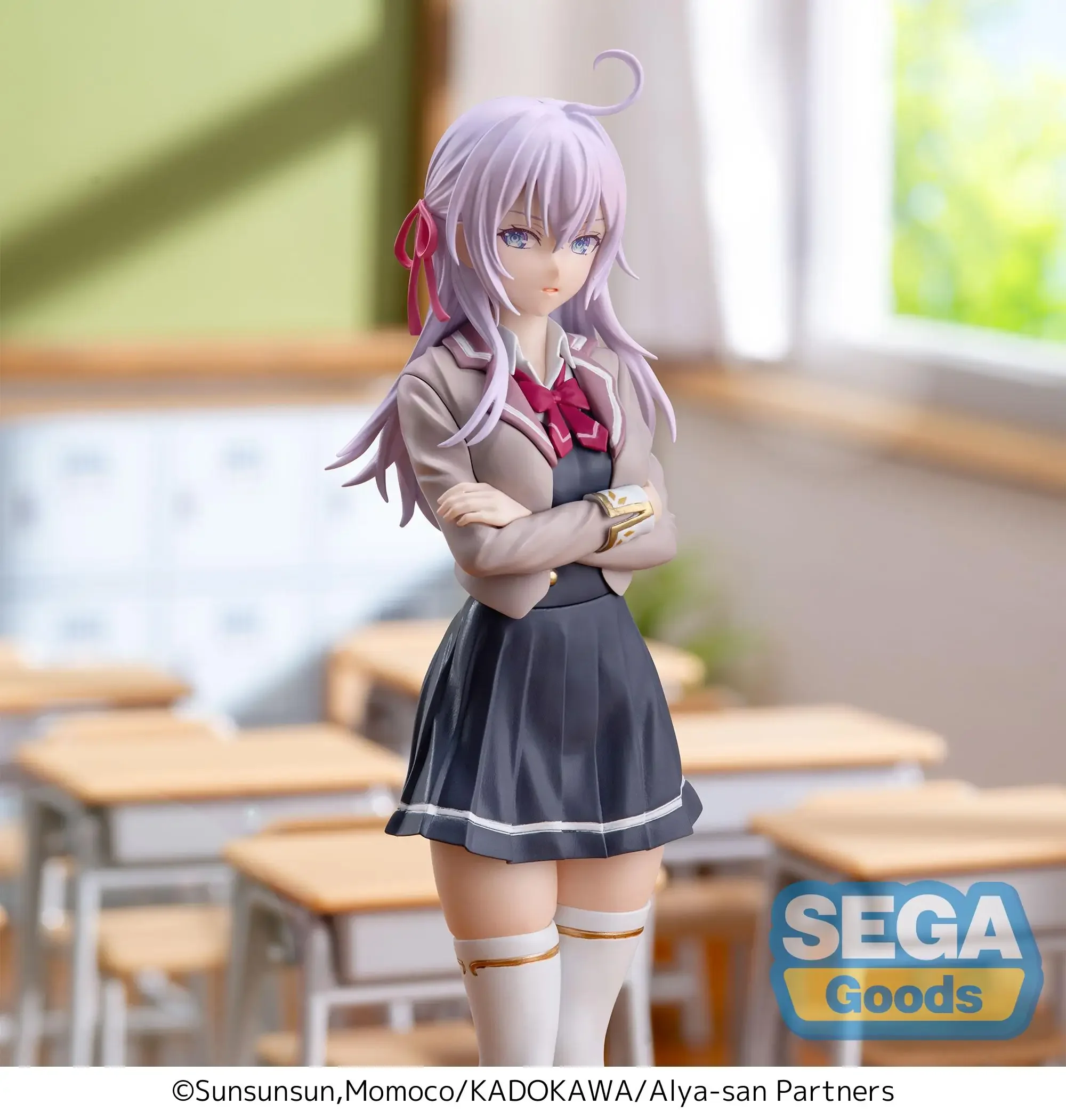 Оригинальная аниме-фигурка SEGA Luminasta Alya Sometimes Hides Her Feelings in Russian Alisa Michaiova Kujou