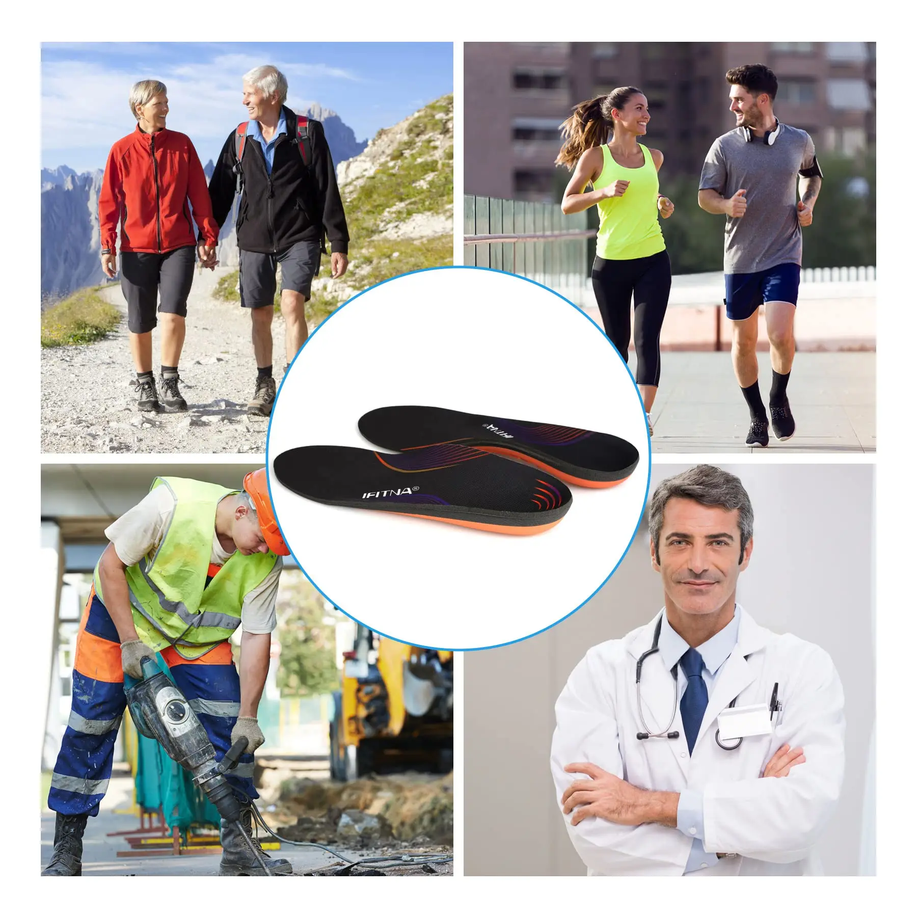 Ортопедические стельки для мужчин и женщин поддержка свода стопы коррекция