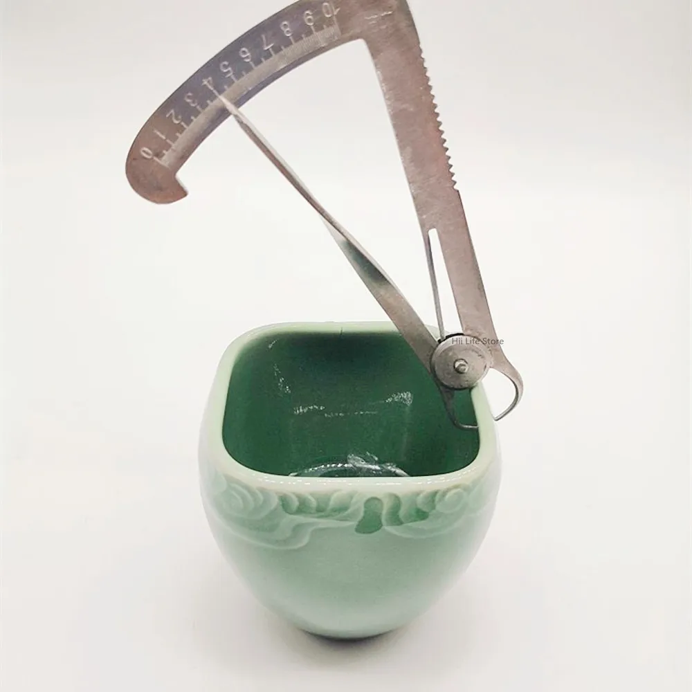

Stainles Pottery Porcelain Thickness Measuring Tool for Pottery Ceramics Restoration,Mini Caliper Pottery Measuring Ceramic Tool