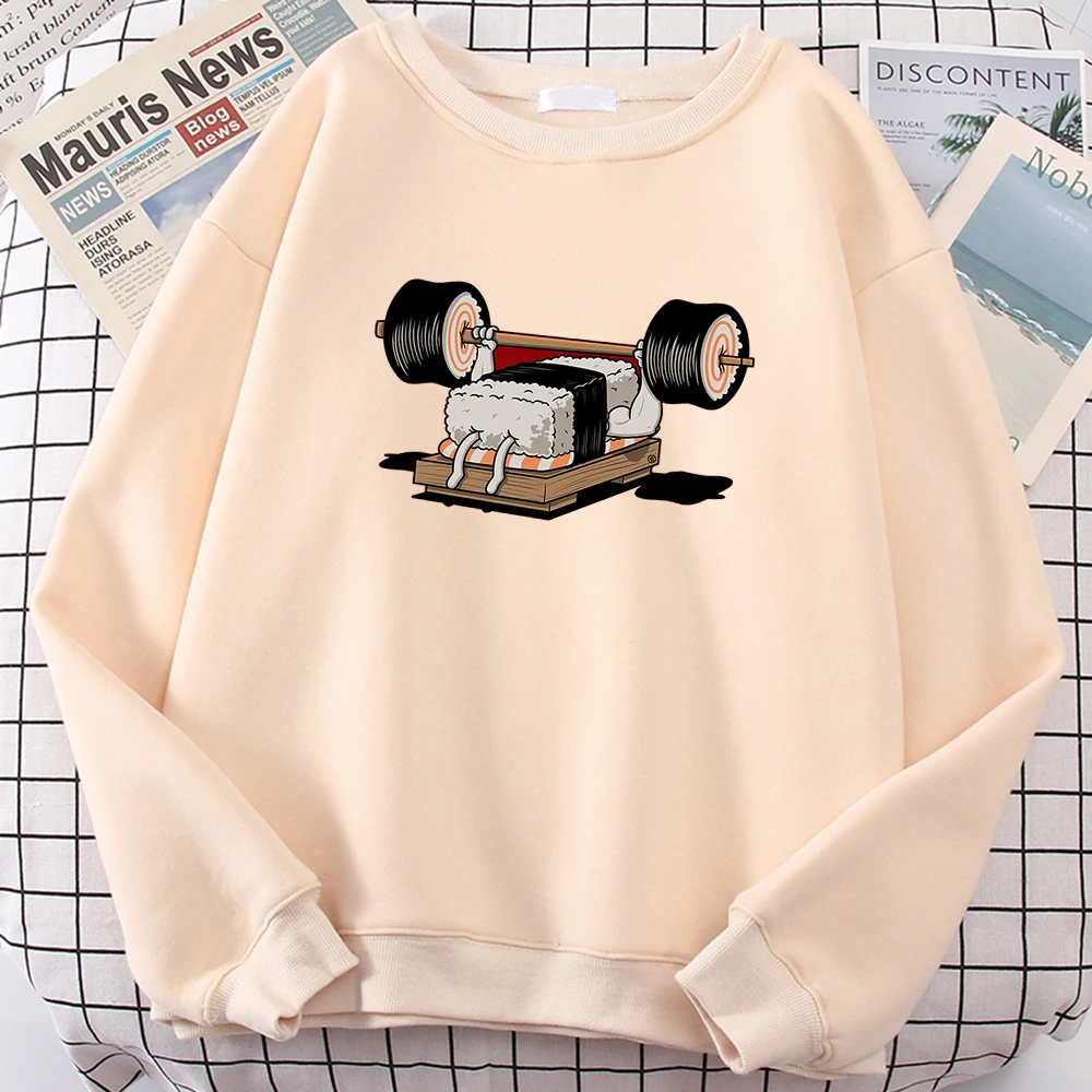 Cartoon Of Dumbbells Being Lifted Printed Hoodies Man Cartoons High Quality Hoodie Fashion Casual Hoody Autumn Loose Tops Men