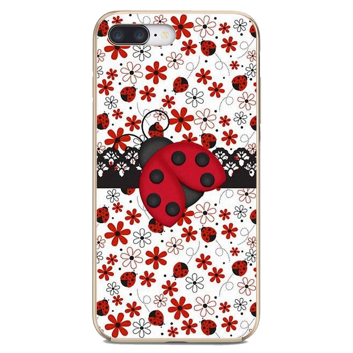 Phone Shell Cases For Huawei Mate 7 8 9 10 20 30 40 P40 P50 Lite Pro Honor 20 Y3 II 2016 Lady bug Ladybug ladybird Pattern Art