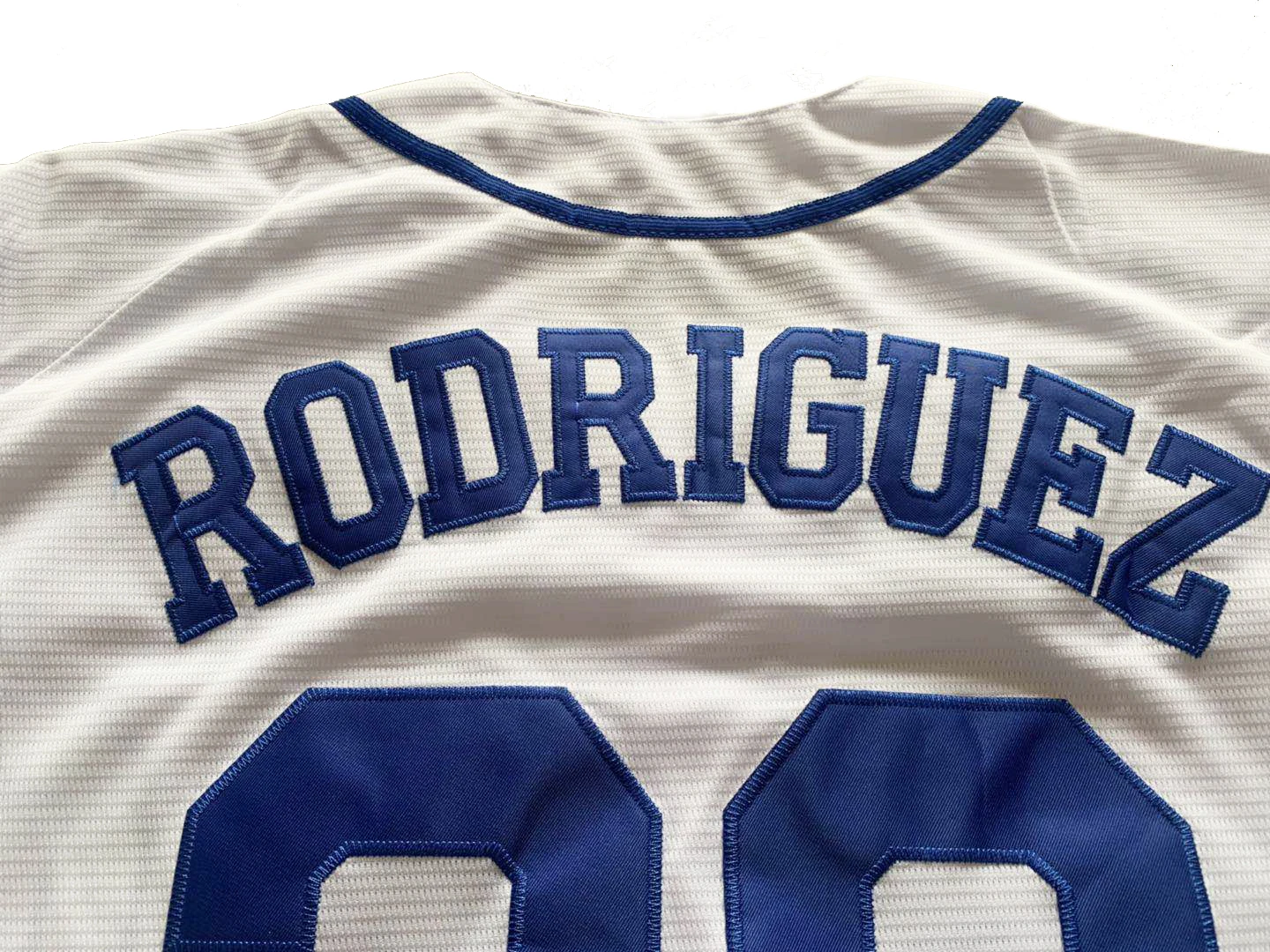BG baseball jerseys THE Sandlot 30 ROORIGUEZ jersey Outdoor sportswear Embroidery sewing white blue font Hip-hop Street culture