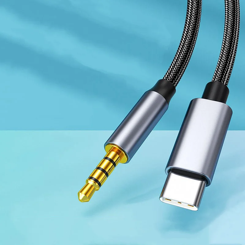 Кабель-адаптер для подключения AUX USB Type C к 3,5 мм