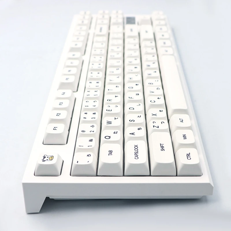 

Молочно-белый 126 клавиш колпачки клавиш PBT краситель Sub аниме для механической клавиатуры MX Switch