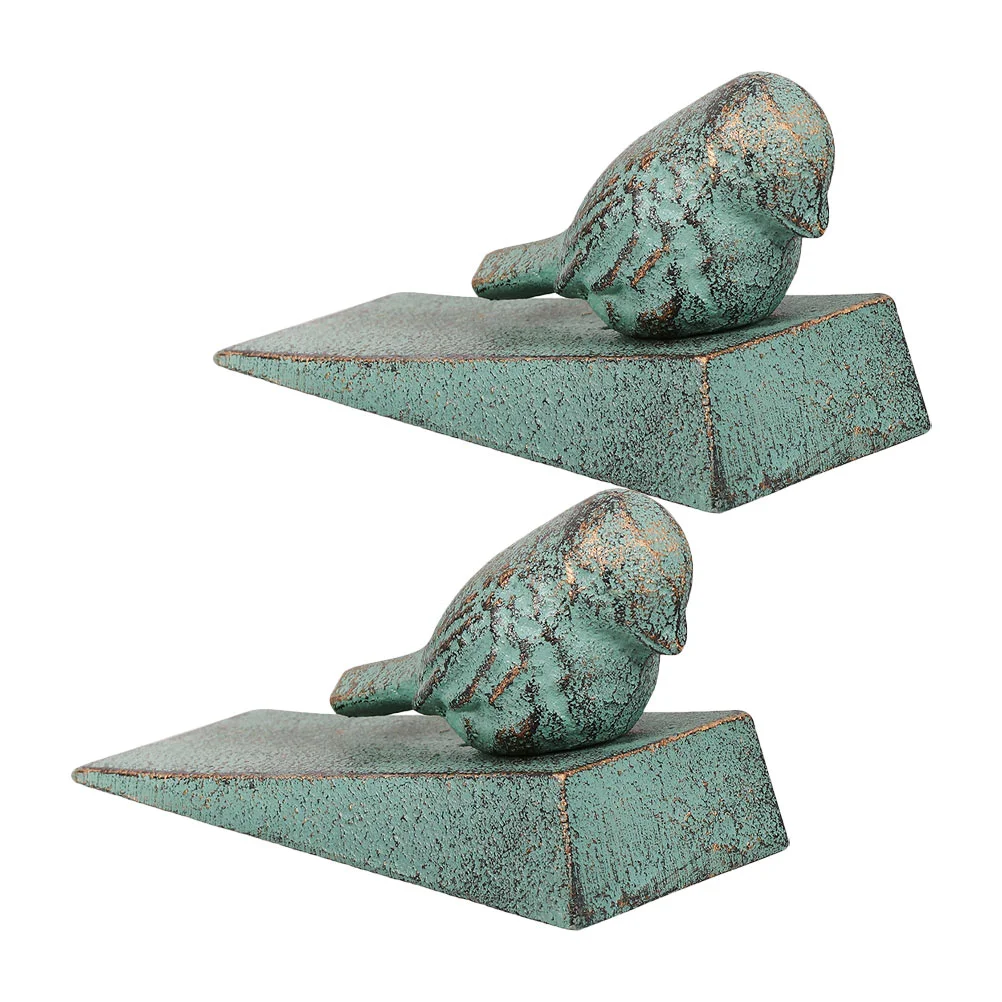 

2pcs Door Wedge Tool Cast Iron Creative Retro Door Wedge Protector Door Stop for Door