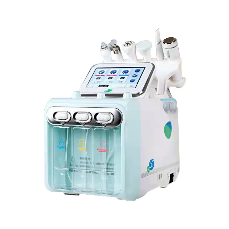 

Аппарат для алмазной дермабразии с кислородной струей кожи, гидро-дермабразия, устройство для очистки лица 6 в 1, устройство для очистки воды