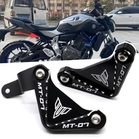 2021 for yamaha mt 07 mt07 fz 07 fz07 rear footrest blanking plates motorcycle racing hook cnc foot rest mt fz 07