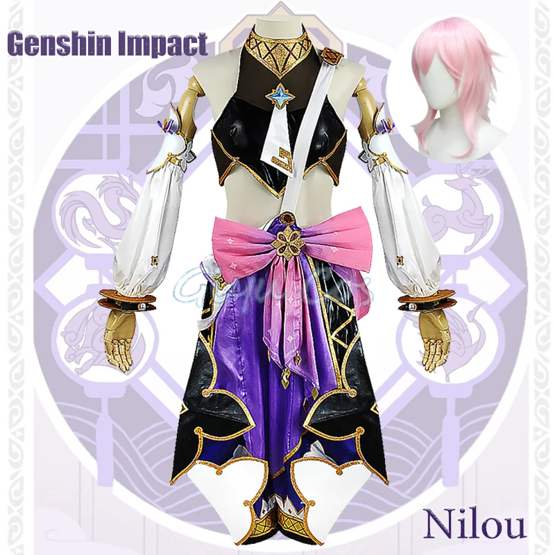 

Genshin Impact Dori Cosplay Costume Adult Carnival Uniform Wig Anime Halloween Party Costumes Masquerade Women Game