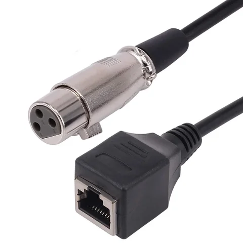 Удлинительный кабель XLR3 - RJ45 с подсветкой DIXSG