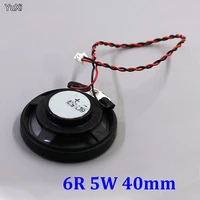 yuxi 1pcs 5w 6r 40mm speaker round small horn diameter 40mm 5w 6ohm with wire speaker audio accessories
