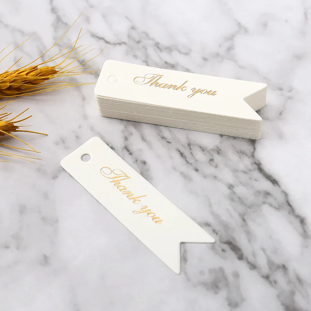 

Золотые бирки спасибо MOONBIFFY 100 шт.