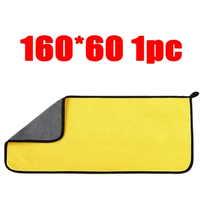 

Супер Впитывающее Полотенце Для Мытья Автомобиля Из Микрофибры, Утолщенная Мягкая Ткань Для Сушки