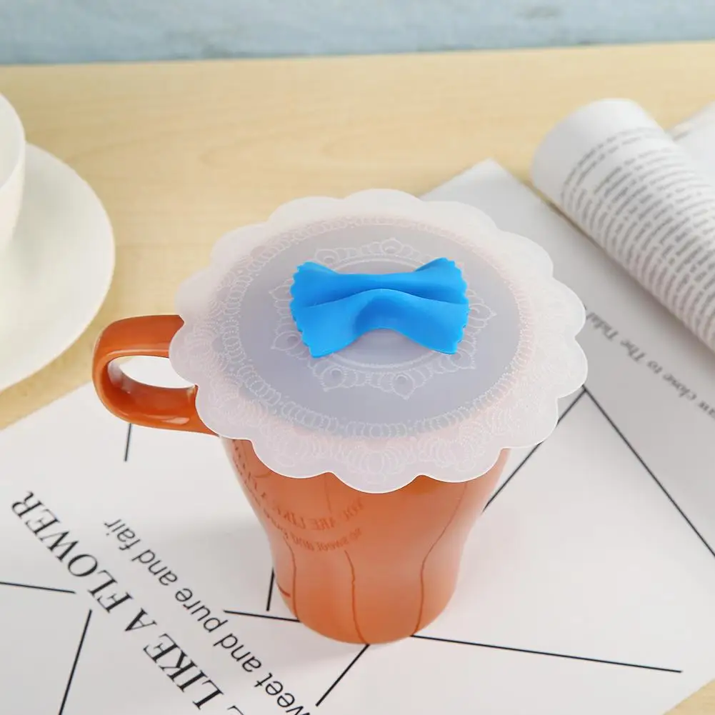 

Силиконовая крышка для чашки чайная чашка с милым бантом термостойкая многоцветная Герметичная крышка для чашек с защитой окружающей сред...