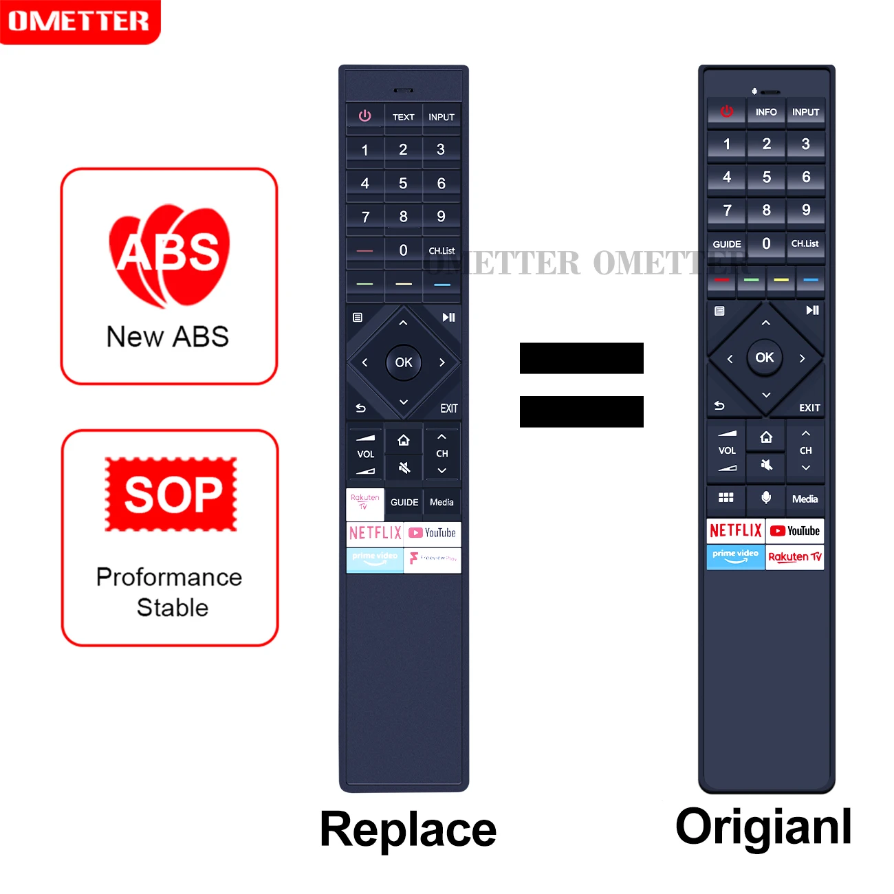 Кнопка дистанционного управления для Hisense QLED 4K TV 50U7QF 55U7QF