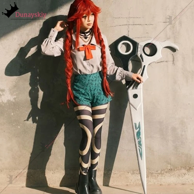 Фото CR6.10*Riyo Reaper Косплей Аниме Gachiakuta Doll Festival Новый наряд Модное пальто Gary в стиле Y2K, чокер, парики для вечеринки на Хэллоуин №1