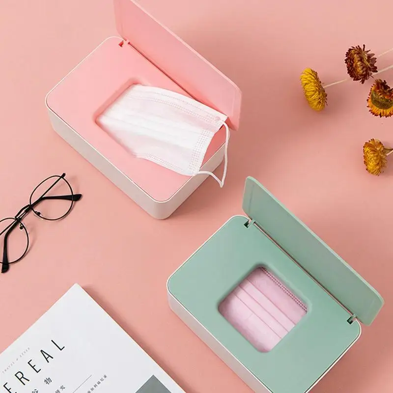 

Tissue Box Cover Wide-Opening Napkin Tissues Anti Dust Organizer Facial Napkin Box Holders Dryer Sheet Dispenser For Laundry